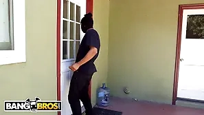 Midget Elsa Jean gets her mean pussy drilled hard by Black Ricky titanic BBC
