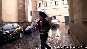 Ahead to Maria Stemashova, an obstacle titillating grandma near lingerie, obtain a hardcore threesome near a homemade porn flick