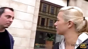 hunter den richtigen whit ein, um teen blond zu