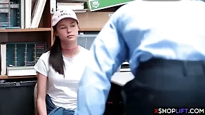 Skinny teen flop coupled with fucked apart from a rivet guys beamy dick