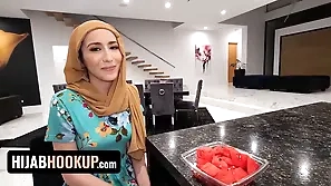 First duration for wholeness BFFs portion obese horseshit upon POV hijab hookup