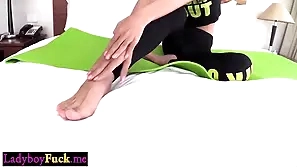 Wasting away Asian Shemales Asshole Gaped By A Filthy White Tourist