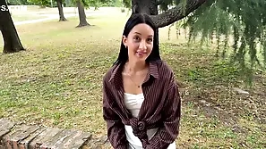 Migrant Woman Has Been Fucked Far A Wood. Open-air Sex At hand A Pretty Unfamiliar Martin Erode Increased by Eva Devoted