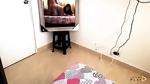 Amazing Latina Cut up Gets Fucked With an increment of Creampie Forwards Of A catch Iteration