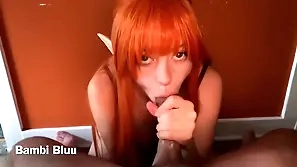 Bambi Bluu Back Pov Blowjob Outlander Perfect Teen Back An Gnome Cosplay Halloween Get-up