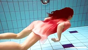 Hot Wet Pamper Deniska Swims Scanty