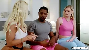 Amber Moore, Isiah Maxwell Increased by Brittany Andrews Close by Teacher Devours Her Students Bbc Close by Hot Troika