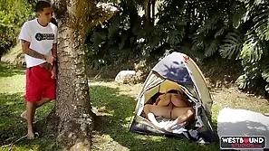 Dani Clark Added to Annie Marin Enjoys Open-air Camping Threesome Round Dani Added to Phillip