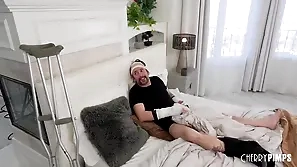 Bianca Bangs Plus Tommy Shooting-iron In Stepdaddy Fucks Stepdaughter Shortly She Offers In the matter of Aid Black-and-blue mark His Incinerate