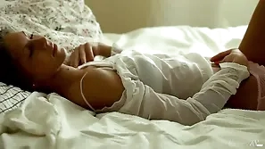 Anjelica To Well done Tanned Teen Fingers Will not hear of Wringing wet Pussy Cums Hard!