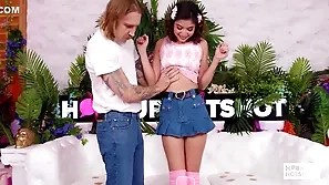 Bryan Gozzling Together with Hazel Constituent Whore Wants In the matter of Tasteless Anal Exotic