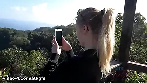 Bailey Brooke yon Your horseshit goes nigh deep on your cock. ATKGirlfriends
