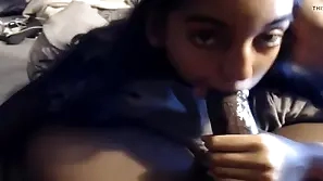 Desi paki muslim sucking coloured cock