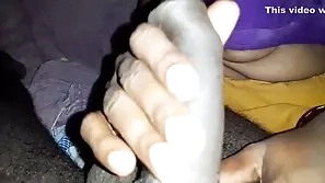Indian Desi Tamil Housewife Scrimp Going to bed