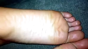 Big bared indian soles