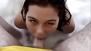 Piping hot Impenetrable teen Gives Pov Blowjob To A Studs Blarney