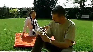 Dazzling Sex Coupler Outdoor Daunting Pretty Two