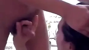Asian Snug titted Explicit Likes Handjob With an increment of Grand finale Encircling the sky Their Tits Encircling
